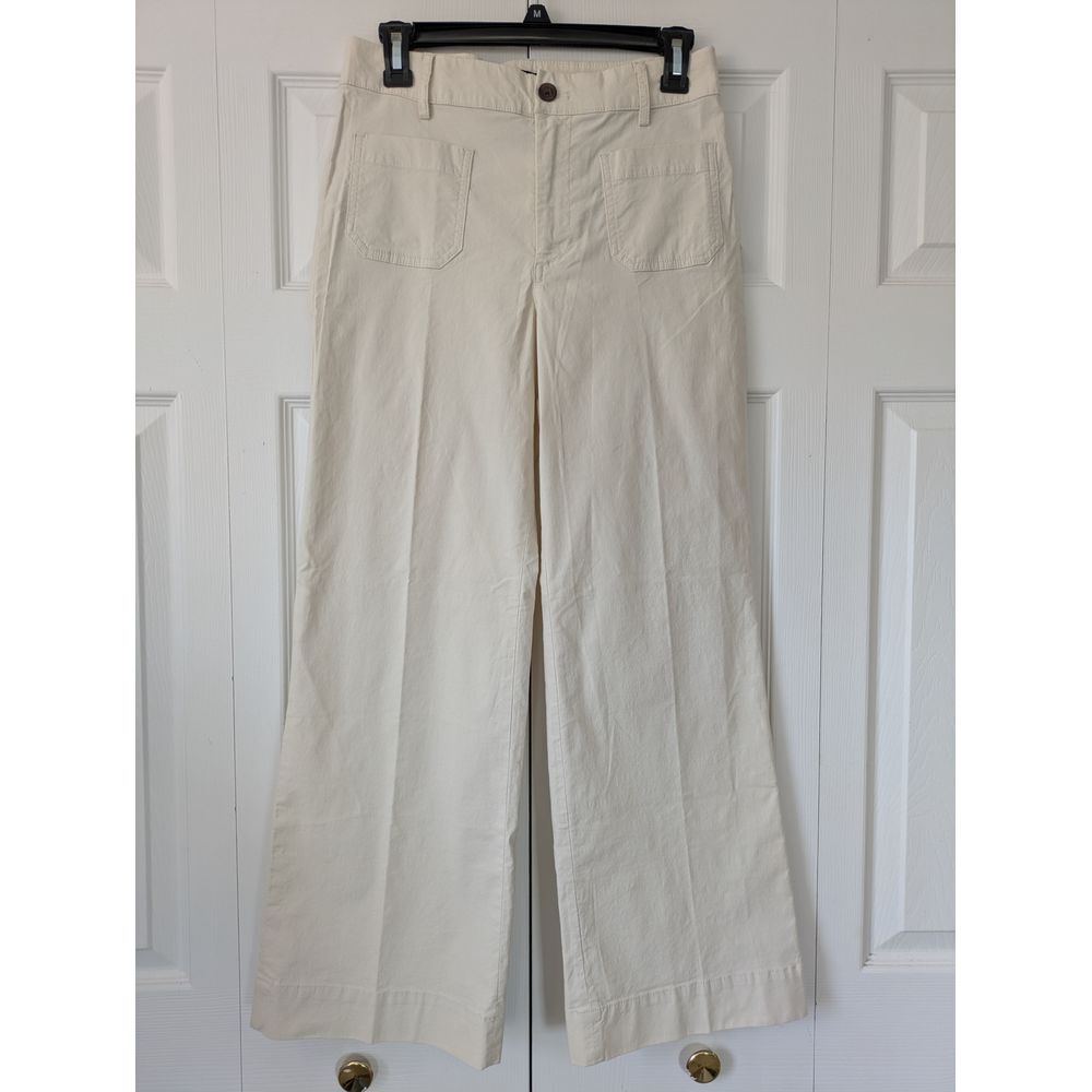 J. Crew Lizzie high waist patch pocket, Ecru Pants